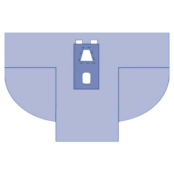 Medline Industries Inc 102" x 97" x 40", Non-Sterile Laparoscopy Drape Fenestrated  - DYNJP9104