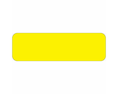 Color Code Label Rectangle 1 5/8" x 7/8" Bright Yellow Paper Permanent - 1000 per Roll | 59700023