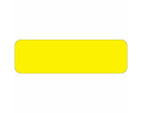 Color Code Label Rectangle 1 5/8" x 7/8" Bright Yellow Paper Permanent - 1000 per Roll | 59700023