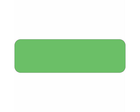 Color Code Label Rectangle 1 5/8" x 7/8" Fl. Green Paper Permanent - 1000 per Roll | 59700026