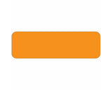 Color Code Label Rectangle 1 5/8" x 7/8" Fl. Orange Paper Permanent - 1000 per Roll | 59700027