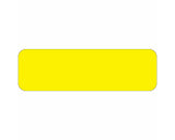 Color Code Label Rectangle 2 1/4" x 7/8" Bright Yellow Paper Permanent - 1000 per Roll | 59700048