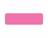 Color Code Label Rectangle 2 1/4" x 7/8" Fl. Pink Paper Permanent - 1000 per Roll | 59700053