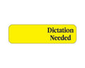 Redi-Tag® Flags & Tags "Dictation Needed" Yellow Removable 1-7/8" x 9/16" 120 per Roll, 6 Rolls per Pack | 59702302