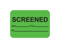 Screened Label Paper Permanent, 1" Core, 1-7/16" X 1" Fluorescent Green, 666 per Roll | 59799005