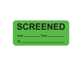 Screened Label Paper Permanent, 1" Core, 2-1/4" X 1" Fluorescent Green, 420 per Roll | 59799006