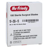 Hu-Friedy Sterile Surgical Blade #15 100/Bx - 10-255-15