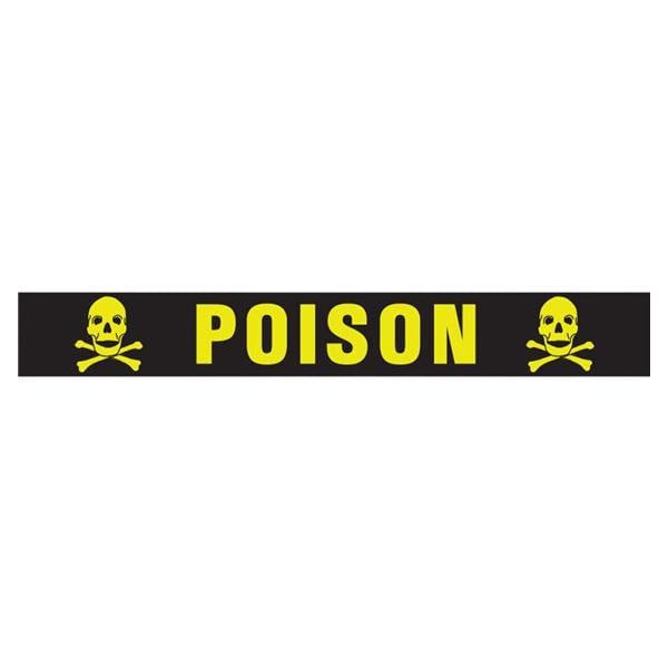 Precision Dynamics Corp. Label "Poison" Chartreuse 500/Rl - WTP-412