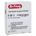 Hu-Friedy  Carbon Steel Sterile Surgical Blade #12D 100/Bx - 10-256-12