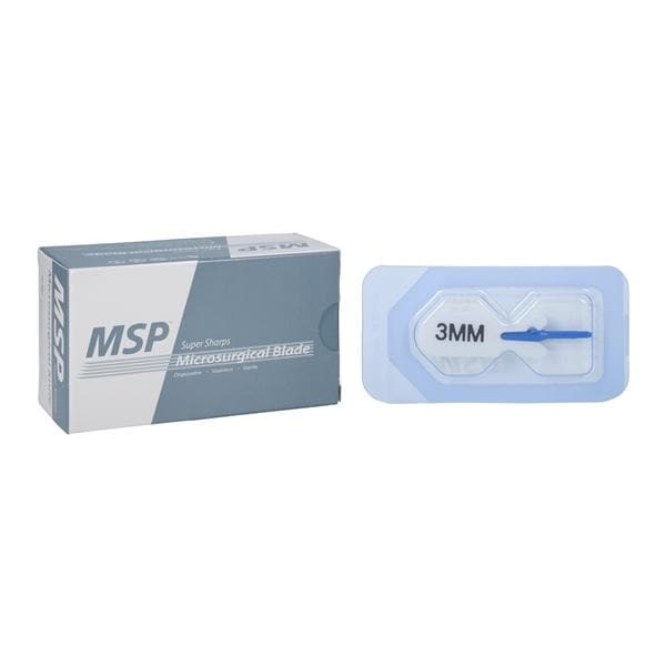 Surgical Specialties Inc -MSP Stainless Steel Sterile Surgical Blade #15 7513