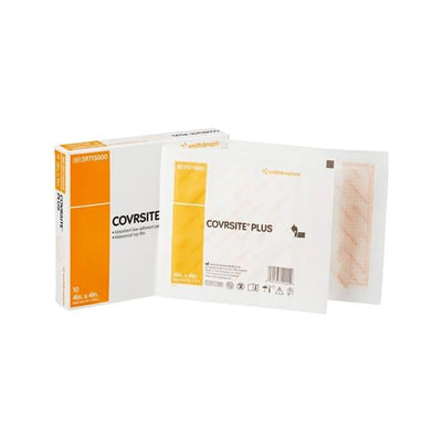 Smith & Nephew Wound Care Covrsite Plus Composite Wound Cover Dressing 4x4" Sterile Gentle Adhesive - 59715000