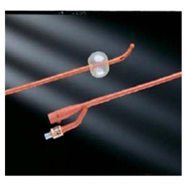 Bard Medical Division 2-Way Foley Catheter Medium Coude Olive Tip Rubber 16Fr 5cc - 0102SI16