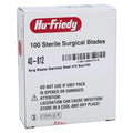 Hu-Friedy  Stainless Steel Sterile Surgical Blade #12 100/Bx - 40-812