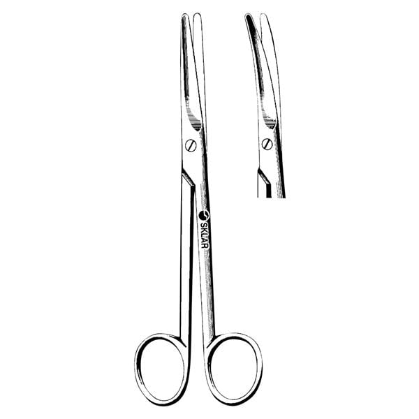 Sklar Instruments -Surgi-OR Mayo Dissecting Scissors Curved 6-3/4" Stainless Steel Non-Sterile Reusable Each 95-325