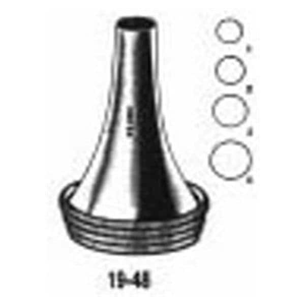 Miltex-Integra Miltex -Hartmann Ear Specula 4-7mm Stainless Steel Reusable 4/st 19-48