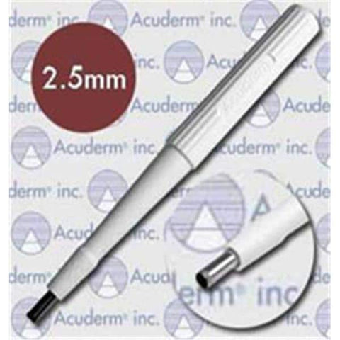 Acuderm, Inc Acu-Punch Dermal Biopsy Punch Stainless Steel Blade Sterile Disposable 50/Bx - P2550