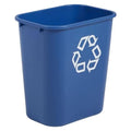 Newell Brands Dist. LLC Rubbermaid Deskside Recycling Container Each, 12 EA/PK - FG295673BLUE