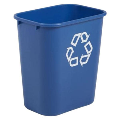 Newell Brands Dist. LLC Rubbermaid Deskside Recycling Container Each, 12 EA/PK - FG295673BLUE