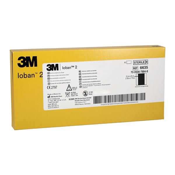 3M Medical Products Ioban 2 4x8" Sterile Incision Drape - 6635