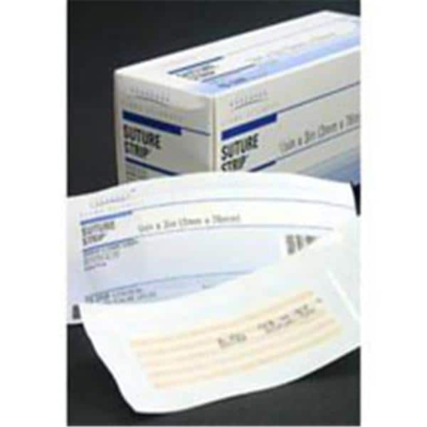 Integra LifeSciences Corp Suture Strip Wound Closure Strip NWvn Plmd 1/8x3" Wtr Rstnt Ntrl 250/Bx - TS3100