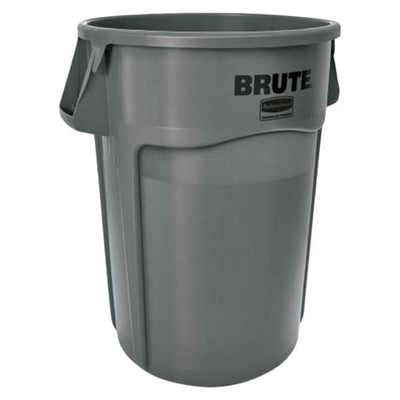 Newell Brands Dist. LLC Can Trash Brute Resin Integrated Cinches Vented/Rounded Handles 4/Case - FG264360GRAY
