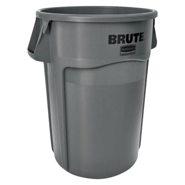 Newell Brands Dist. LLC Can Trash Brute Resin Integrated Cinches Vented/Rounded Handles 4/Case - FG264360GRAY