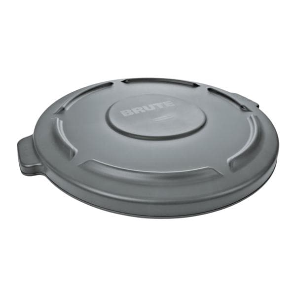 Newell Brands Dist. LLC Lid Can Brute Resin 24-1/2x2" Self-Draining Channels Snap-On Closure UV Inhibitor f/ 44gal Containers 4/Case - FG264560GRAY
