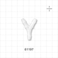Y Connector, Barbed, Natural - Fits 3/16 inch ID Tubing (0.188 inch, 4.76 mm) - 61197