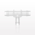 T Connector, Reducer, Barbed, Natural - Fits 1 inch ID Tubing (1 inch, 25.4 mm) Fits 3/4 inch ID Tubing (0.75 inch, 19.05 mm) - 61205