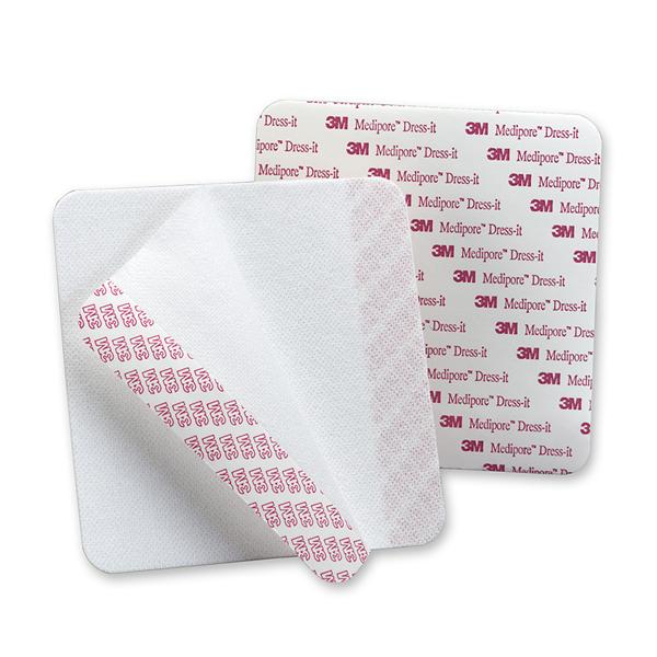 3M Medical Products Medipore Dress-It Soft Cloth Dress-It Dressing 5-7/8x5-7/8" Non-Sterile NAdhr LF - 2956
