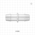 Straight Connector, Barbed, Natural - Fits 1 inch ID Tubing (25.4 mm) - 61305