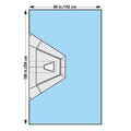 O & M Halyard -Orthoarts 100x60" Sterile Arthroscopy Drape Fenestrated 89492