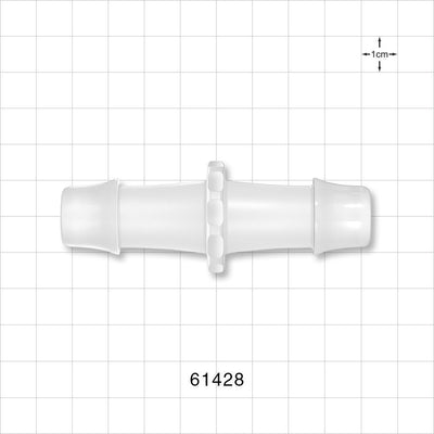 Straight Connector, Barbed Natural - Fits 3/4 inch ID Tubing (0.75 inch, 19.05 mm) - 61428