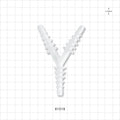 Y Connector, Reducer, Barbed, Natural - Fits 1/4 inch (0.25 inch, 6.35 mm); 5/16 inch (0.313 inch, 7.94 mm); 3/8 inch (0.375 inch, 9.53 mm); 7/16 inch (0.438 inch, 11.11 mm); 1/2 inch (0.5 inch, 12.7 mm); 9/16 inch (0.563 inch, 14.3 mm) ID Tubing - 61519