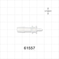 Straight Connector, Reducer, Barbed, Natural - Fits 1/4 inch x 3/32 inch ID Tubing (0.25 inch x 0.094 inch, 6.35 mm x 2.38 mm) - 61557
