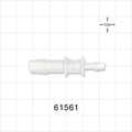 Straight Connector, Reducer, Barbed, Natural - Fits 5/16 inch x 5/32 inch ID Tubing (0.313 inch x 0.156 inch, 7.94 mm x 3.97 mm) - 61561
