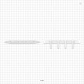 Boat Port, Barbed, Natural - 4 Ports Fit 1/4 inch ID Tubing (0.25 inch, 6.35 mm) - 61585