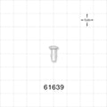 Press-In Plug, Barbed, Natural - Fits 1/8 inch ID Tubing (0.125 inch, 3.18 mm) - 61639