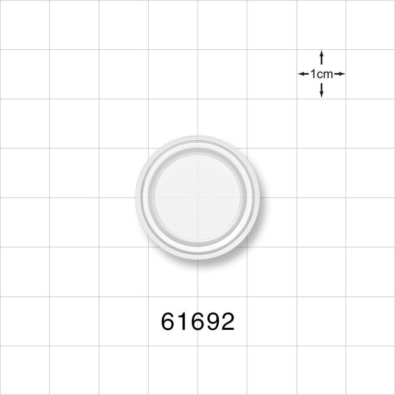 Sanitary Flange End Cap - Fits 0.5 inch/0.75 inch Mini Flange - 61692