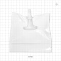 Sanitary Flange, Barbed, Natural, Pre-Attached Gasket, in Sealed Pouch - 1 inch/1.5 inch Standard; Fits 1/4 inch ID Tubing (0.25 inch, 6.35 mm); 5 inch x 5 inch Pouch - 61705