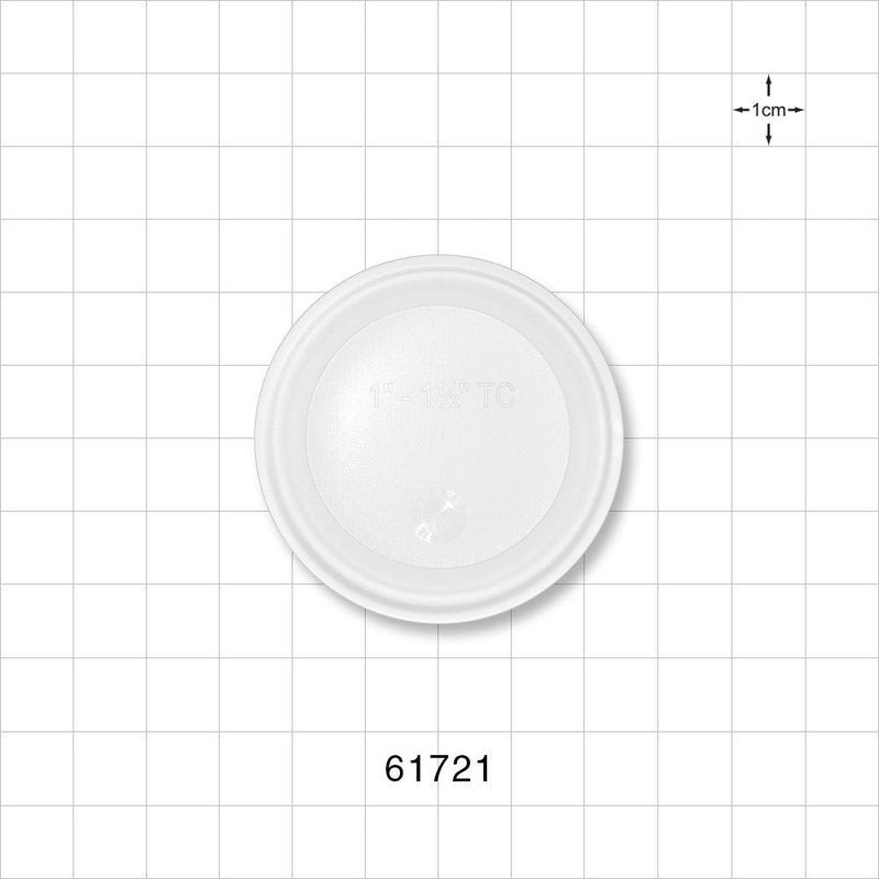 Sanitary Flange End Cap - Fits 1 inch/1.5 inch Standard Flange - 61721