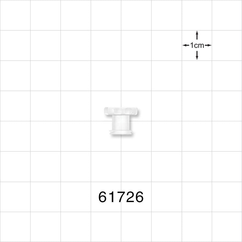 Female Luer Cap, Non-Vented, Natural -  - 61726