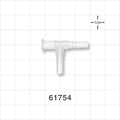 T Connector, Female Luer Lock, Male Luer Slips, Natural -  - 61754