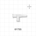T Connector, Female Luer Lock, Male Luer Slips, Natural -  - 61755