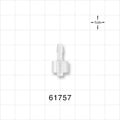 Male Luer Lock, Barbed Natural - Fits 1/8 inch ID Tubing (0.125 inch, 3.18 mm) - 61757