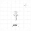 Female Luer Lock, Barbed, Natural - Fits 1/8 inch ID Tubing (0.125 inch, 3.18 mm) - 61761