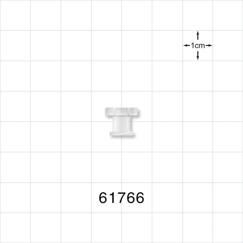 Female Luer Cap, Non-Vented, Natural -  - 61766