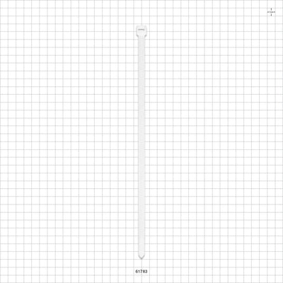 Specialty Cable Tie, White - Fits 1 inch/1.5 inch SaniSure Clamp - 61783