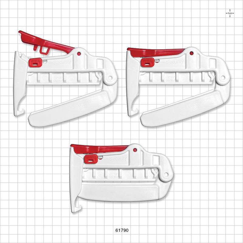 Pure-Fit TCL Clamp, White - Fits 3/4 inch to 2 inch OD Tubing (0.75 inch - 2 inch, 19.1 mm - 50.8 mm); Tubing Range Wall 1/16 -1/8 inch - 61790