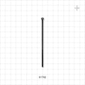 General Purpose TY-Rap Non-Reopening Cable Tie, Black - 3.62 inch (91.95 mm); 80N (18 lbs) Breaking Strength - 61792